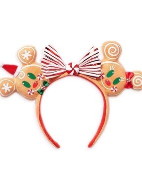 Authentic Disney Holiday Gingerbread Minnie Ears - NWOT